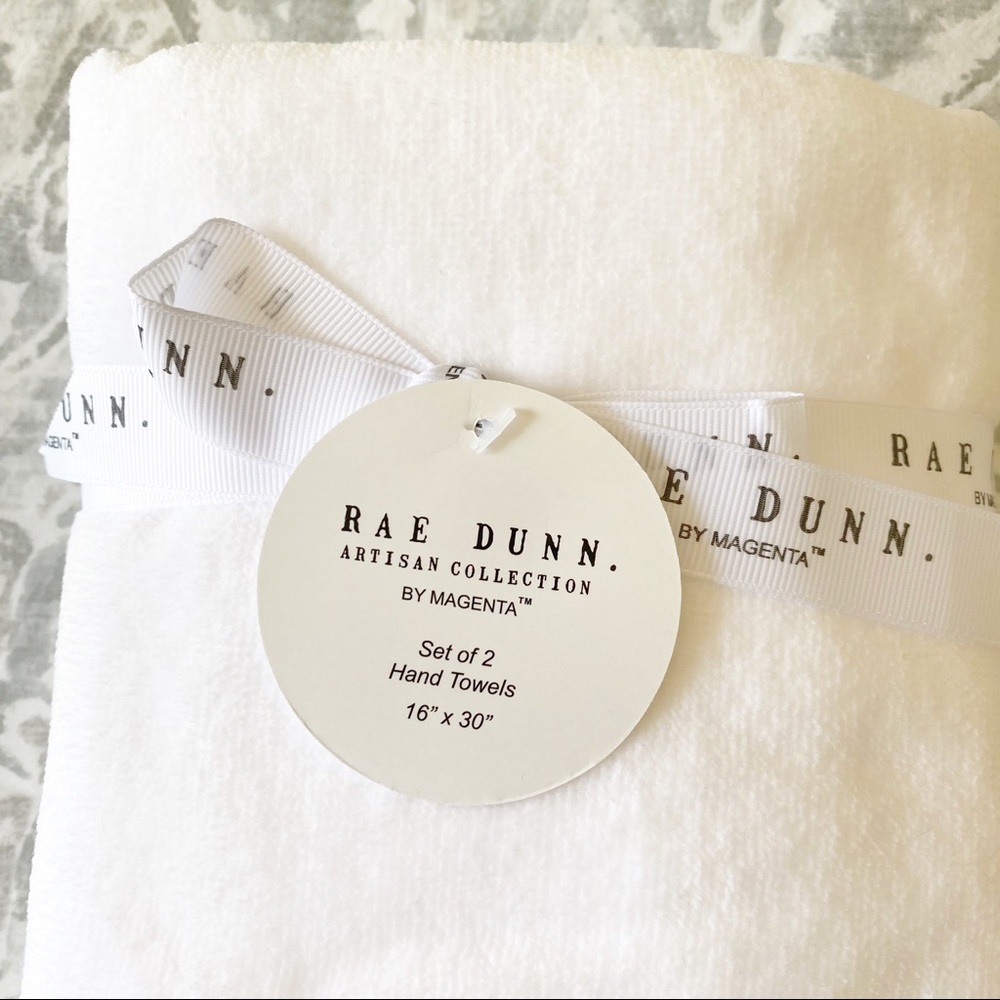 RAE DUNN Guest Hand Towel Set NWT - Picture 3 of 5